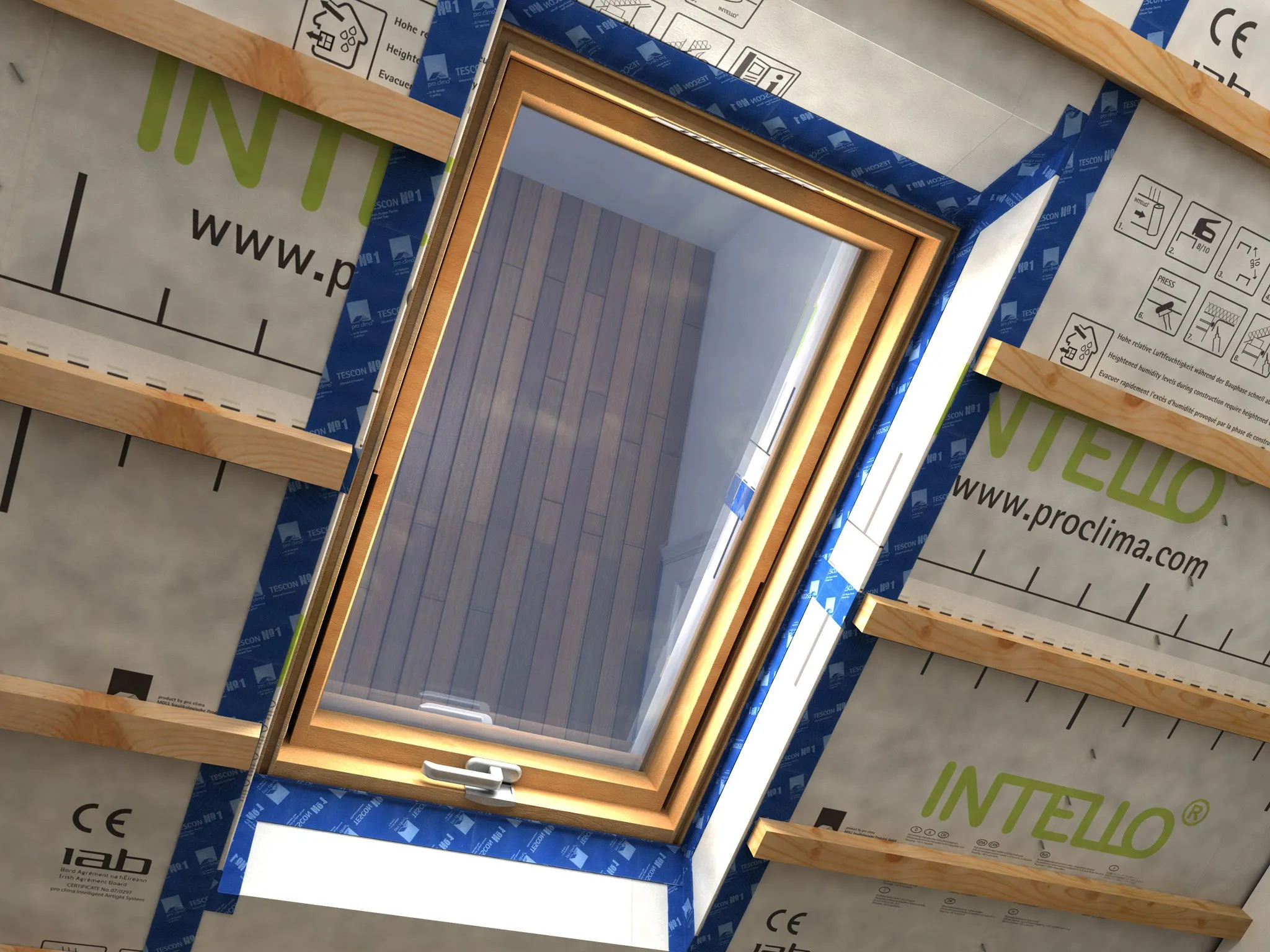 1.5m Pro Clima Intello Plus (Small Handy Rolls) - Vapour Check Membrane (20m)