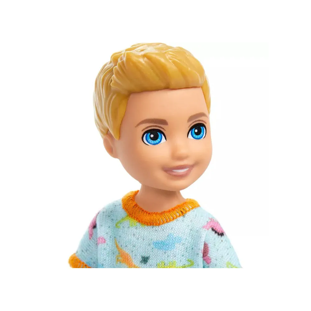 Barbie Chelsea Mini Boy With Dinosaur Shirt Dress Doll