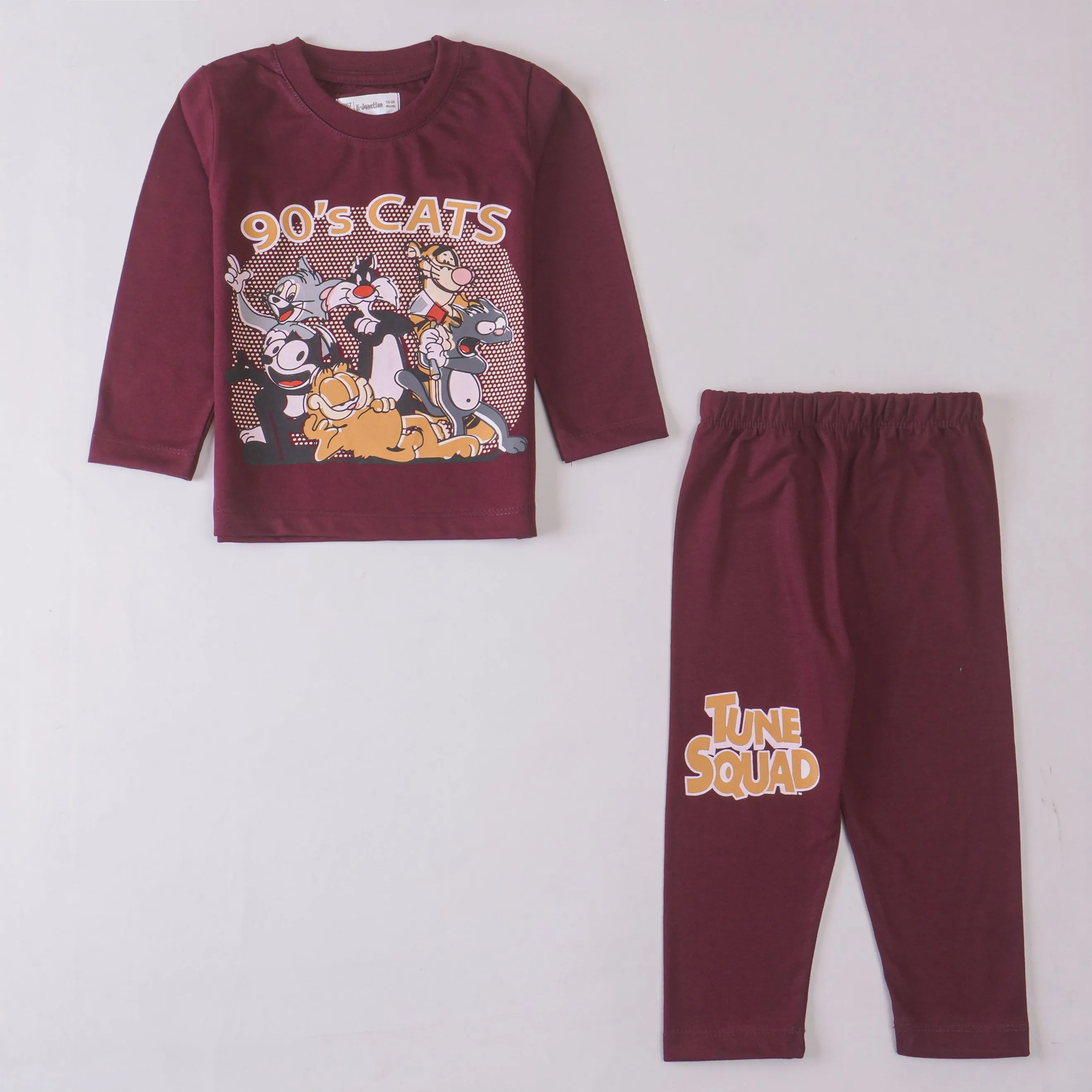 Boys Printed Full Sleeve Suit