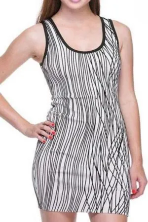 Branch Image Inspired Print Dress