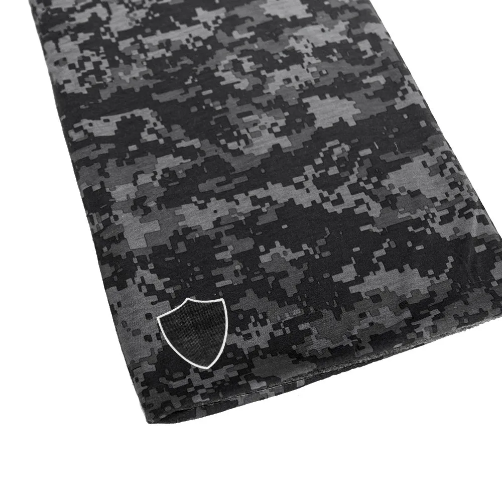 Fleece Face Shields® | Grey Blackout Digi