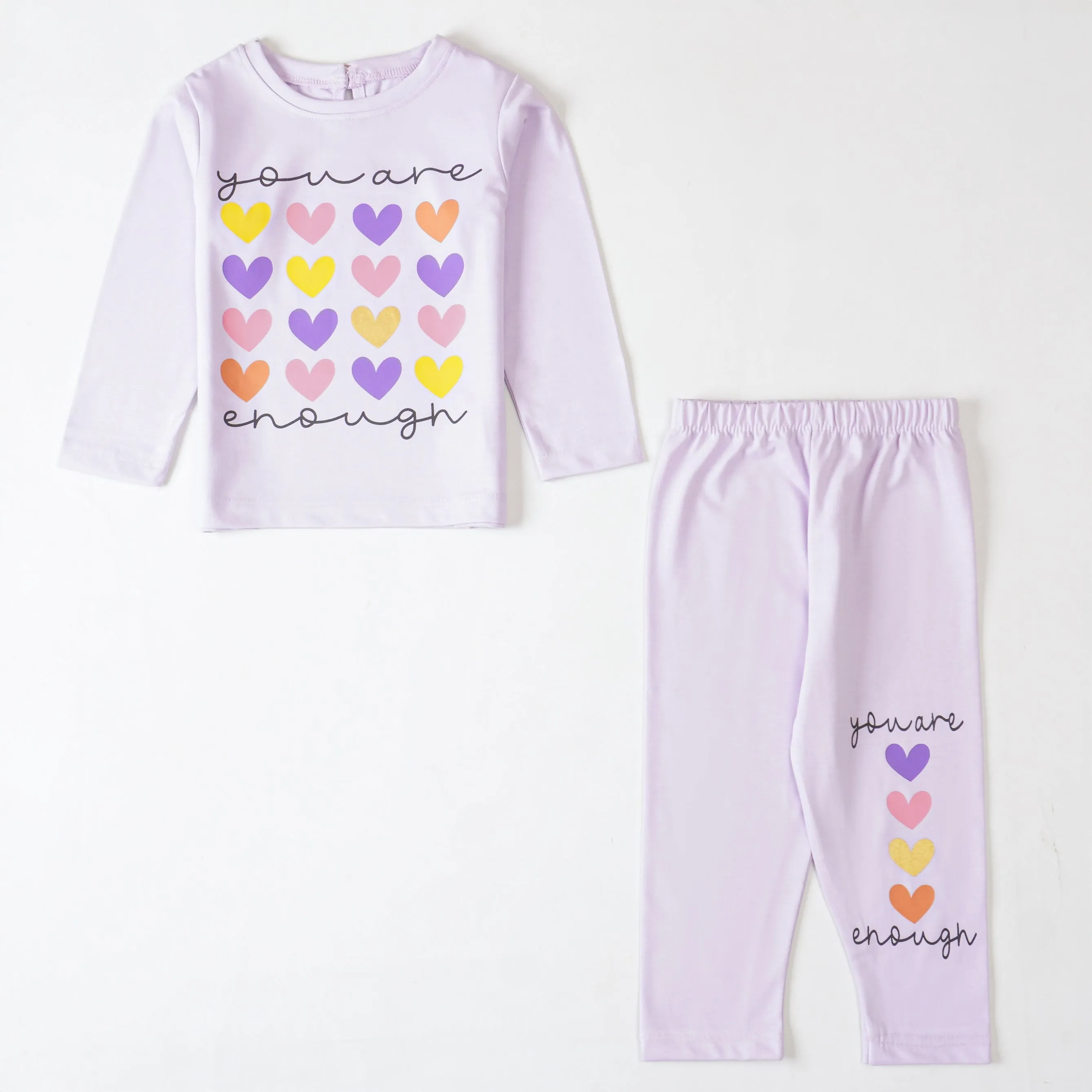 Girls Printed Full Sleeve Suit