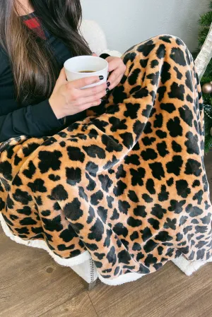 Leopard Sherpa Blanket