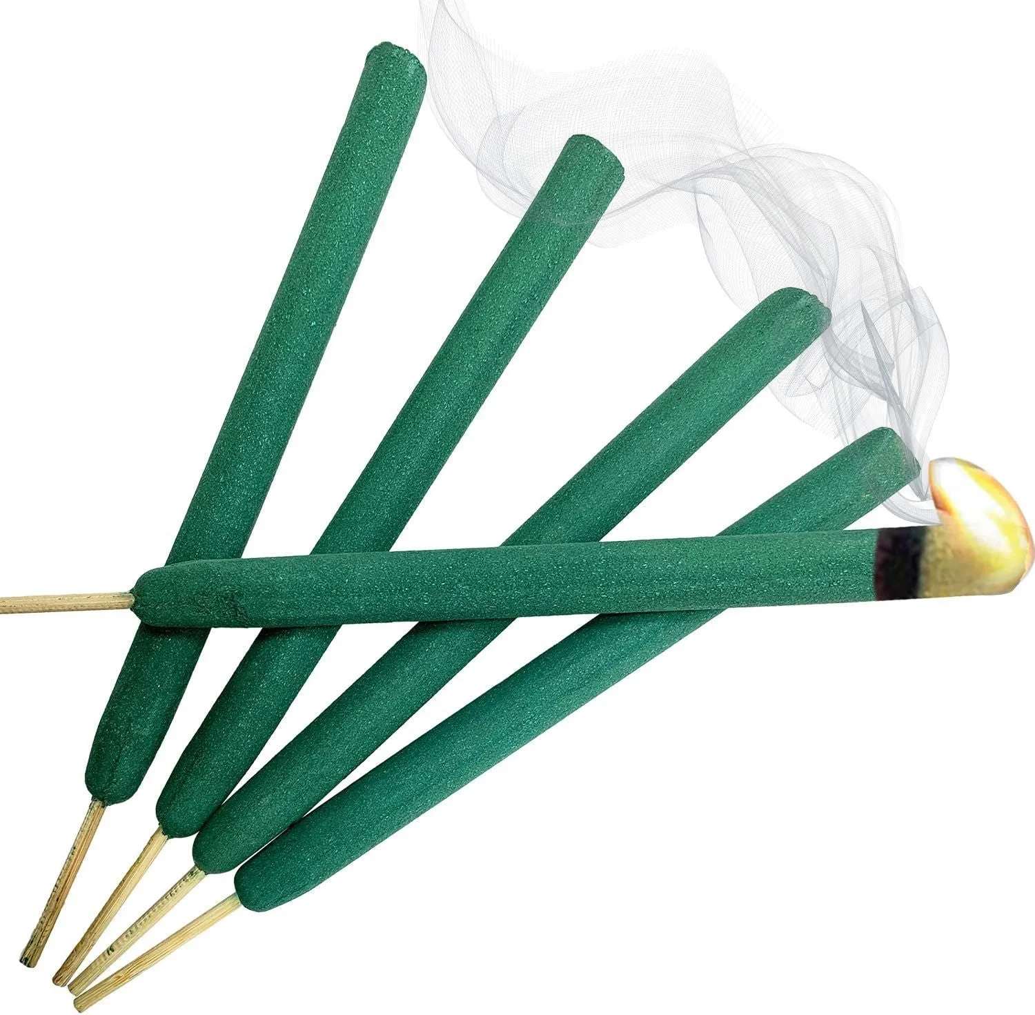 Mosquito Repellent Sticks Extra-Thick - Outdoor Use Reaches Up to 10-12 feet - Each Stick Burns for Hours