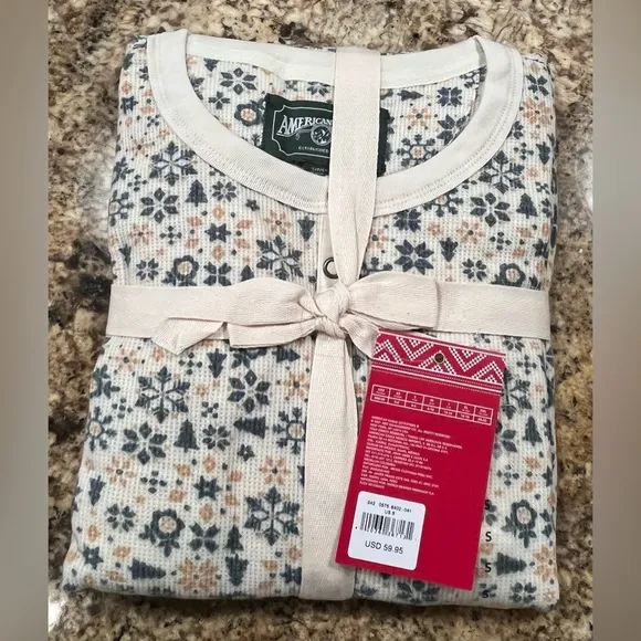 NWT American Eagle Holiday Winter Thermal Onesie