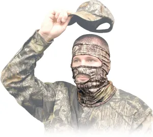 Primos Stretch Fit 3/4 Mask Mossy Oak Break Up