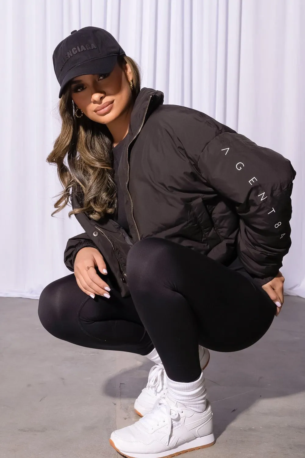 Puffer Jacket - Black