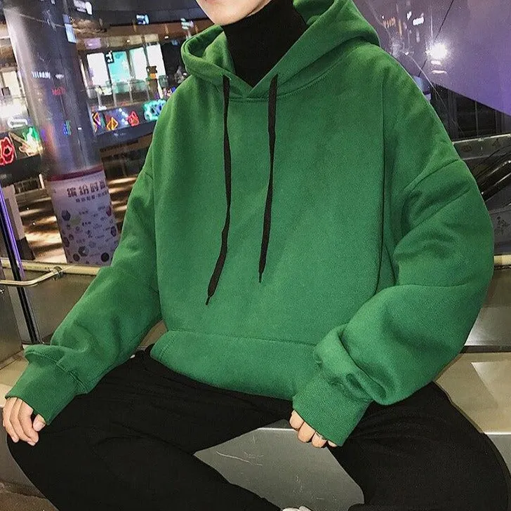 "ESSENTIAL" Sweatshirt Vert Hoodie à Capuche - URB1™