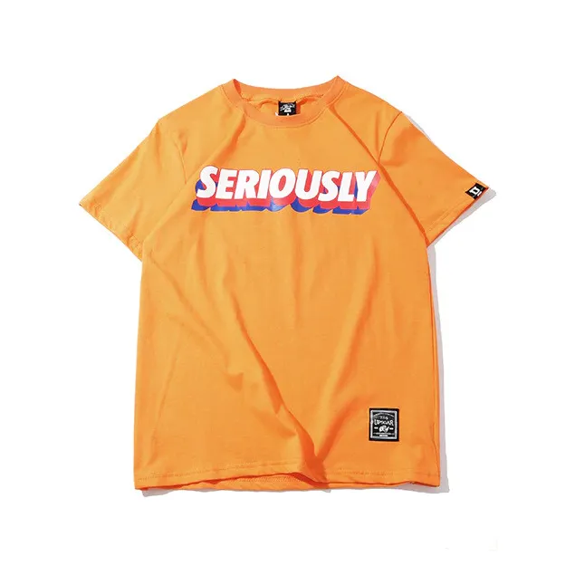 "SERIOUSLY" T-shirt Blanc Oversize-streetwear - URB1™