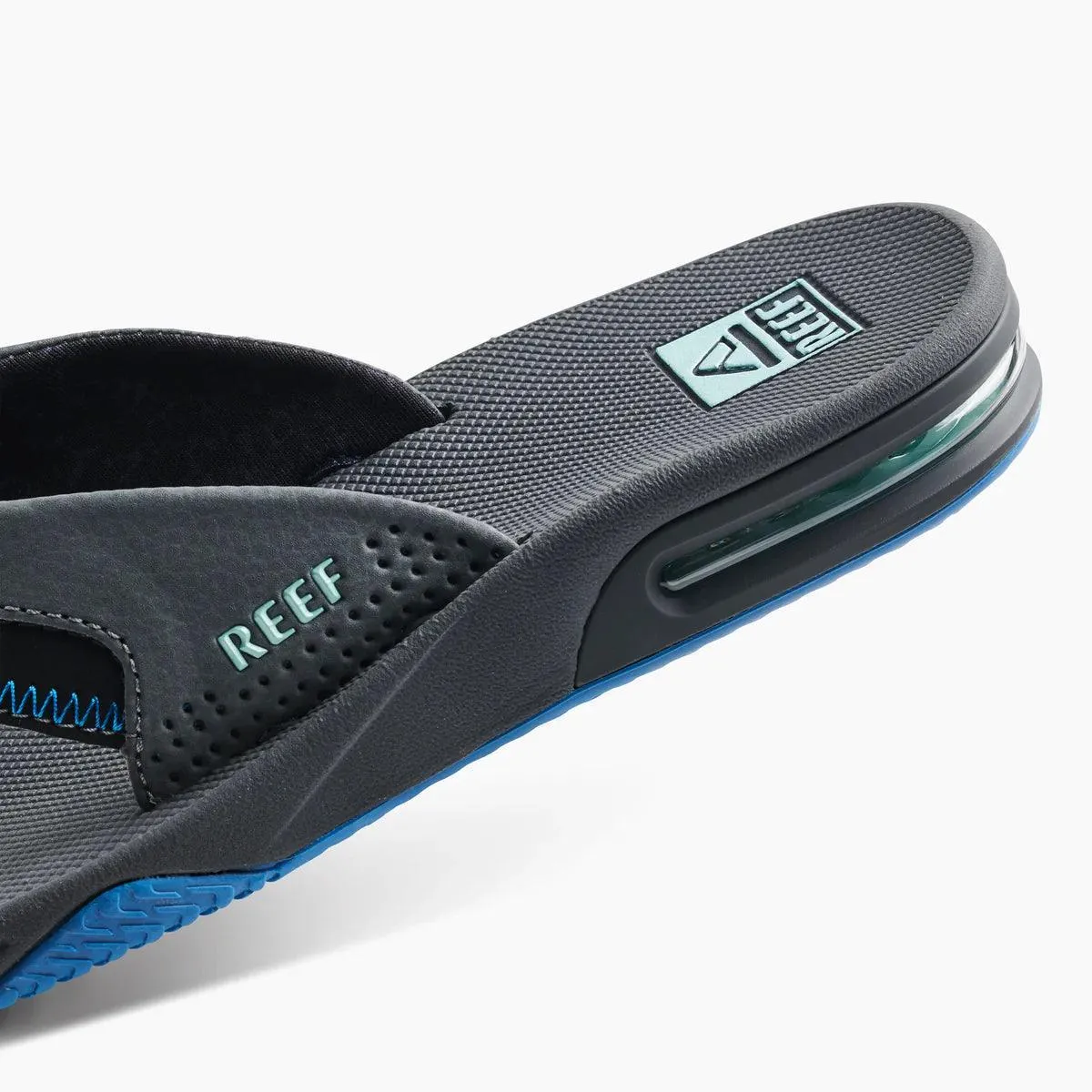 Reef Fanning Gun metal Ocean Mens Flip Flop