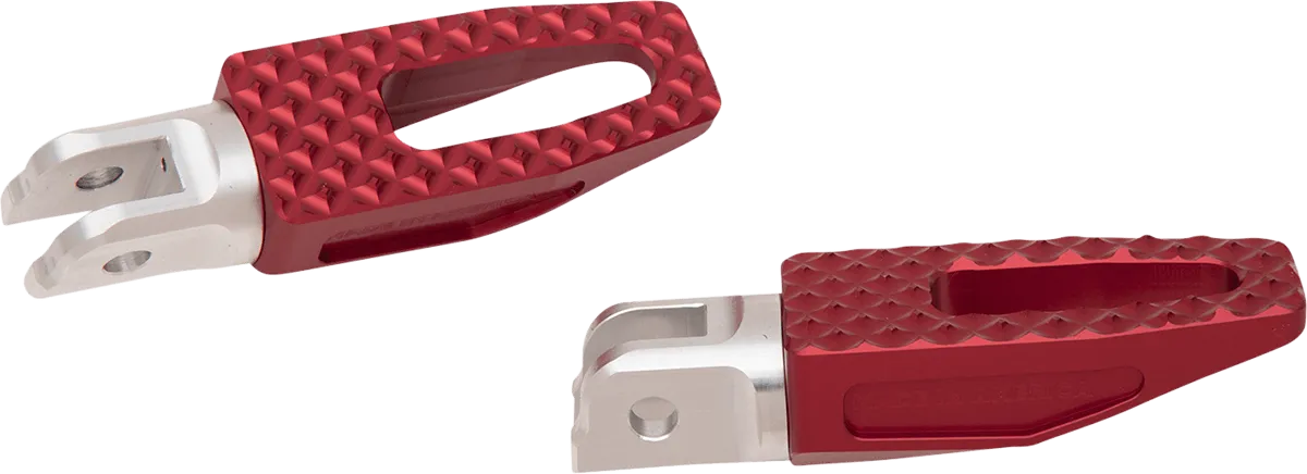Thrashin Supply Company TSC-2021-2-SF P-54 Slim Driver Footpegs - Red