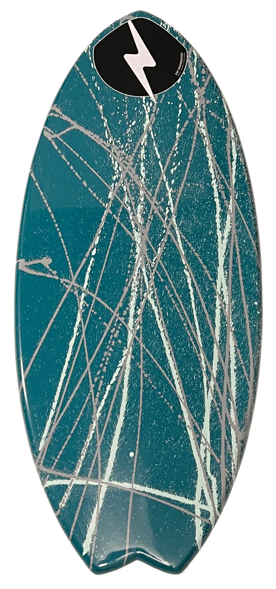 Zap Fish 47" Teal Splatter